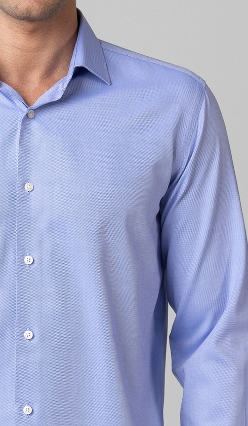 Camisa Social Slim Maquinetada