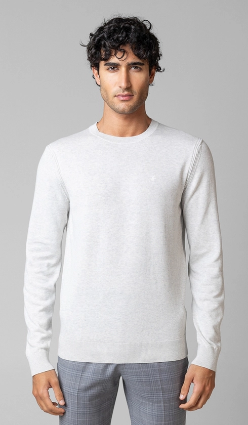 Malha Tricot Gola Careca Express Tfy