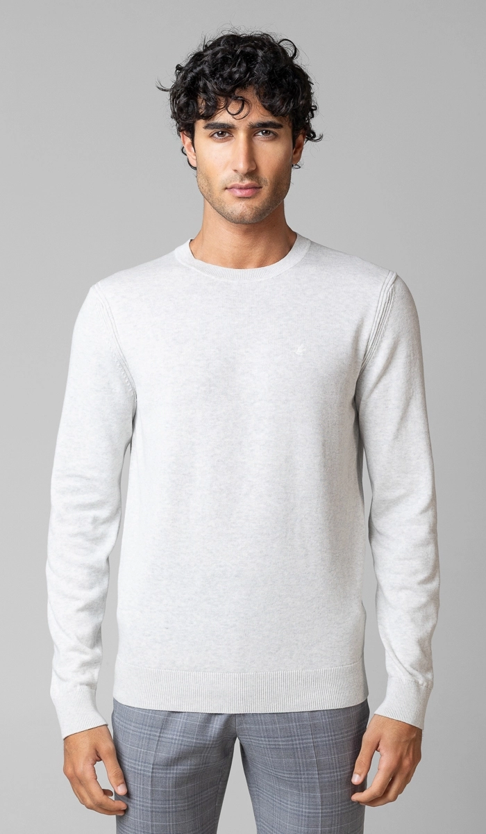 Malha Tricot Gola Careca Express Tfy — Brooksfield