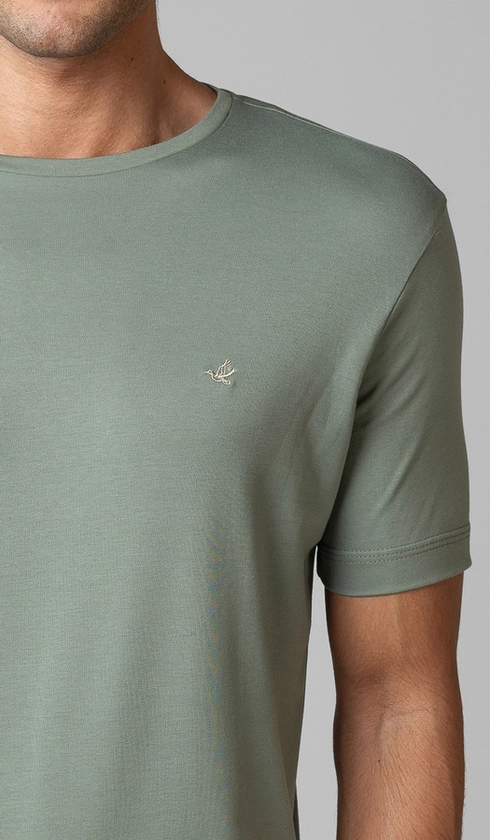 T-Shirt Lisa Gola Careca Silver Cotton