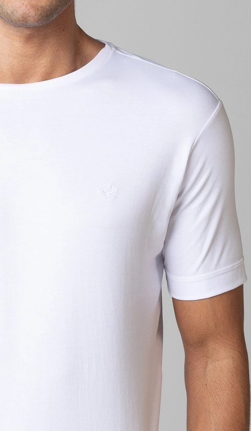 T-Shirt Lisa Gola Careca Silver Cotton