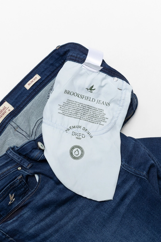 Calça Jeans Slim 5 Bolsos