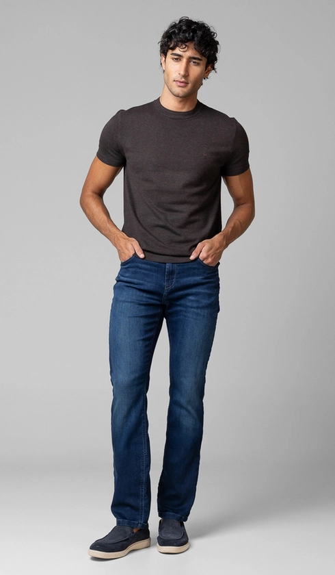 Calça Jeans Slim 5 Bolsos