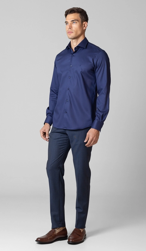Camisa M/l Slim Mary Maquinetada Cjc