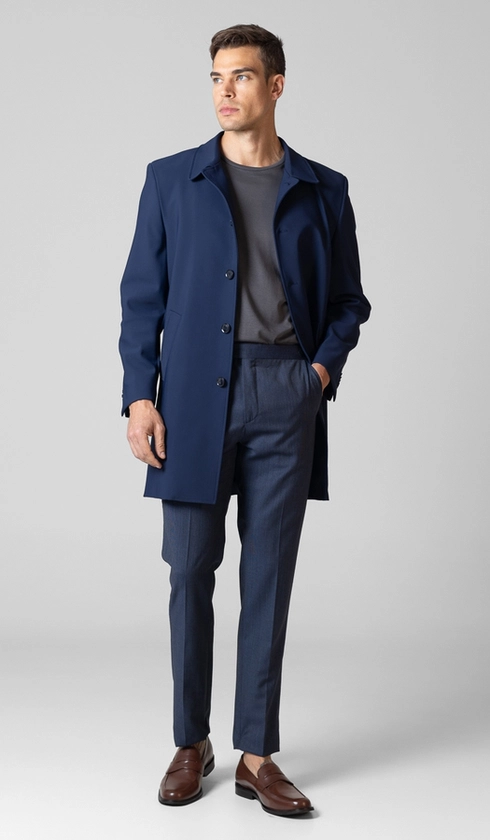 Car Coat Liso Exclusive Fabrics