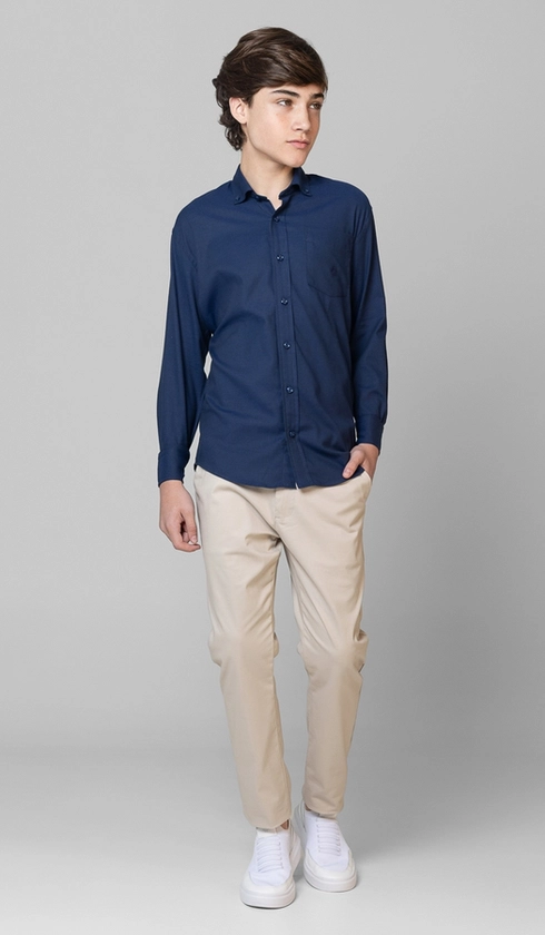 Camisa Manga Longa Oxford Button Down