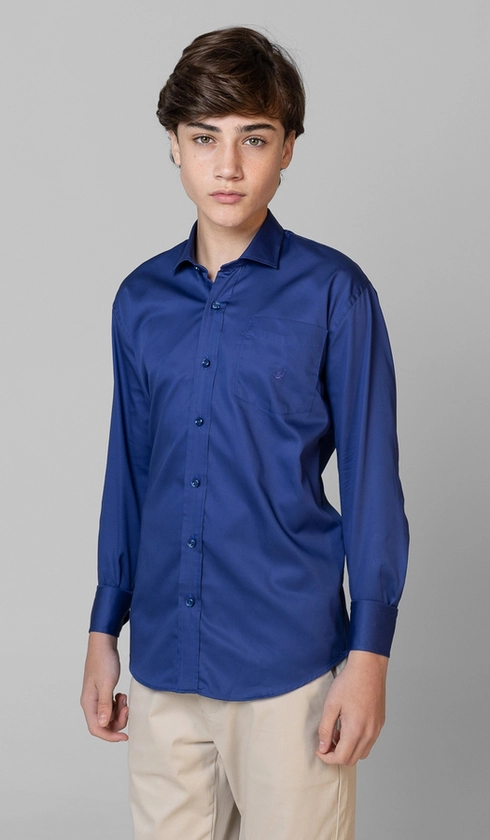 Camisa Social Importada com Barbatana