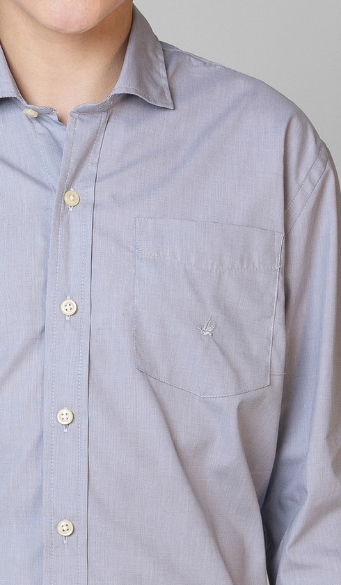 Camisa Social Importada com Barbatana