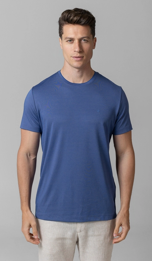 T-Shirt Manga Curta Gola Careca Jet Pima Binada