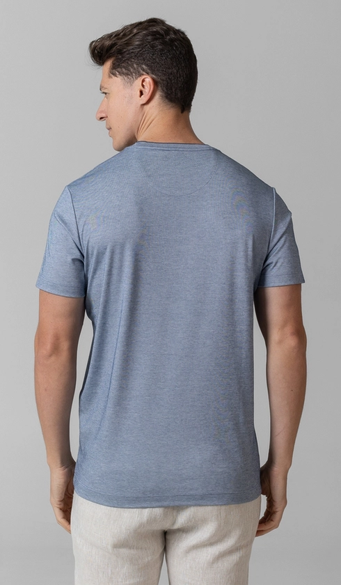 T-Shirt Manga Curta Gola Careca Jet Pima Binada