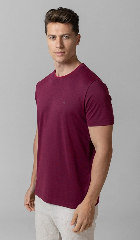 T-Shirt Manga Curta Gola Careca Jet Pima Binada