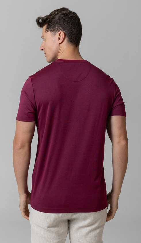 T-Shirt Manga Curta Gola Careca Jet Pima Binada
