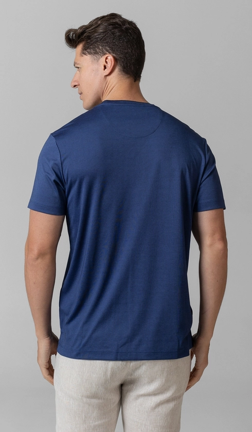 T-Shirt Manga Curta Gola Careca Jet Pima Binada