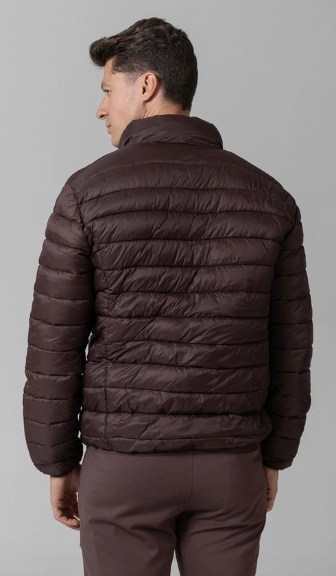 Jaqueta Nylon Puffer sem Capuz