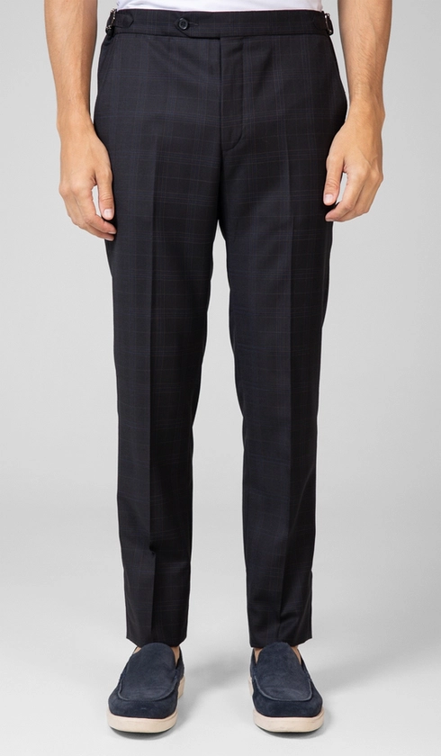 Calça Sport Social Xadrez com Fivela Super 120