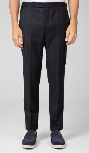 Calça Sport Social Xadrez com Fivela Super 120