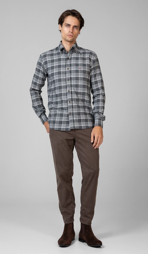 Camisa Manga Longa Flanela Xadrez