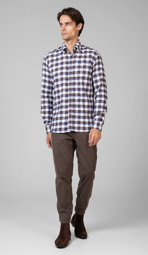 Camisa Manga Longa Flanela Xadrez