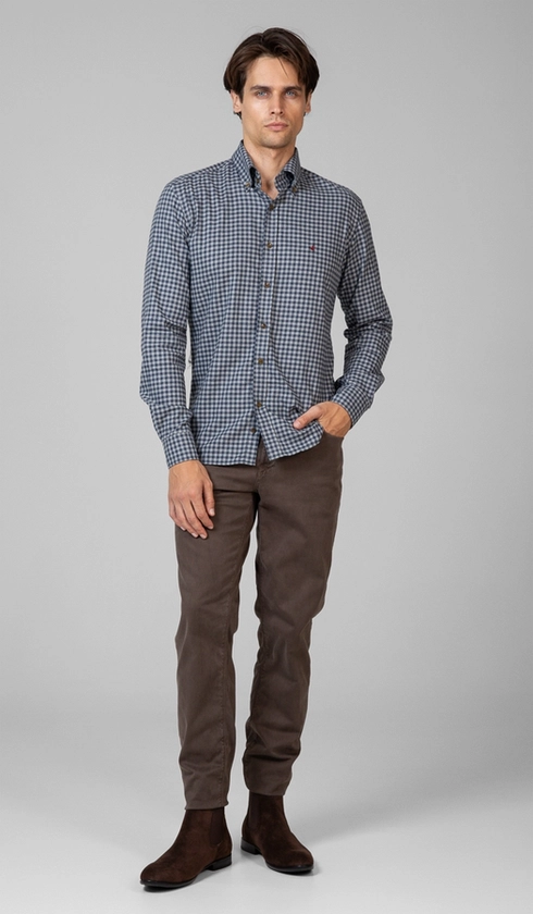 Camisa Manga Longa Flanela Xadrez