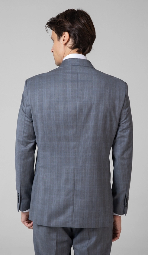 Terno Xadrez Super 120 Slim Jaquetão