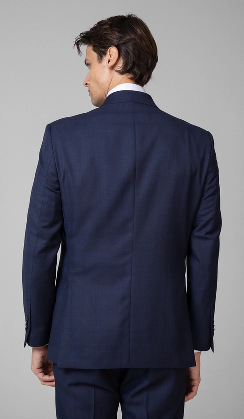 Terno Xadrez Super 120 Slim Jaquetão