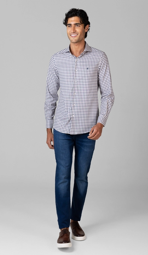 Camisa Manga Longa Xadrez