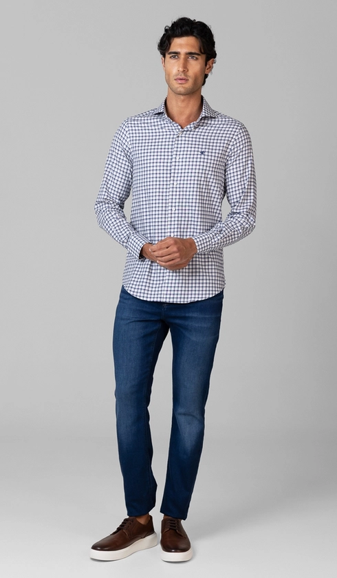 Camisa Manga Longa Xadrez