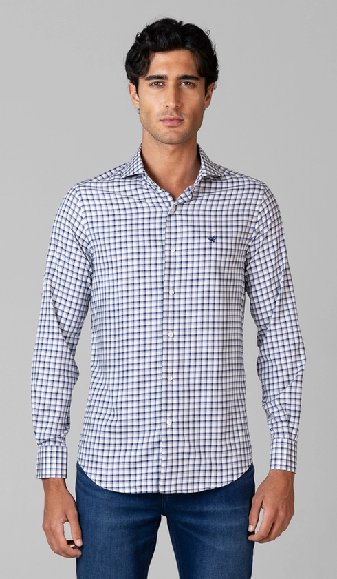 Camisa Manga Longa Xadrez