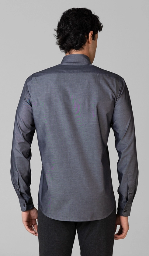 Camisa Manga Longa Lisa Button Down