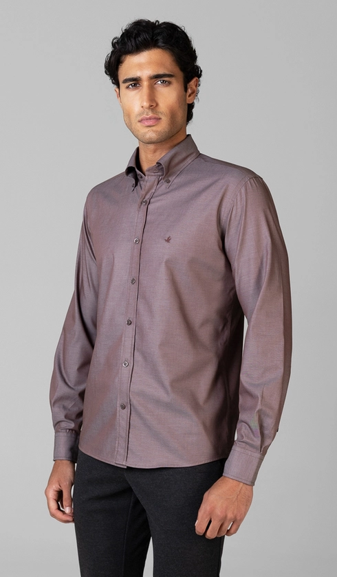 Camisa Manga Longa Lisa Button Down