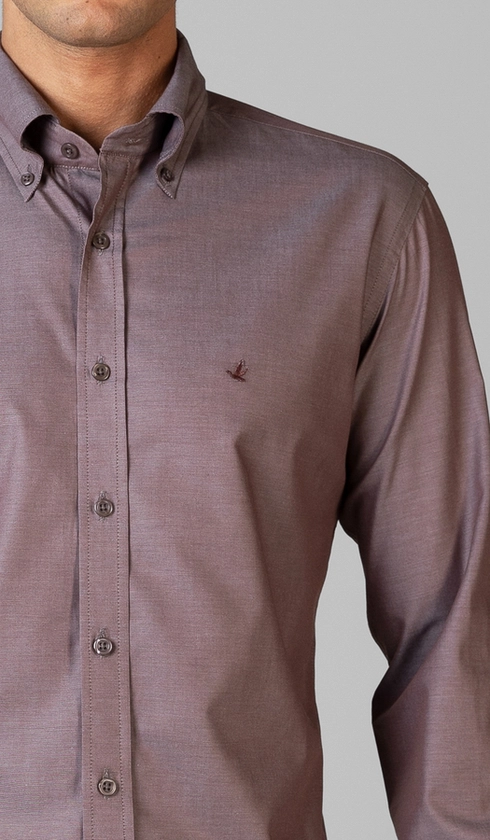 Camisa Manga Longa Lisa Button Down