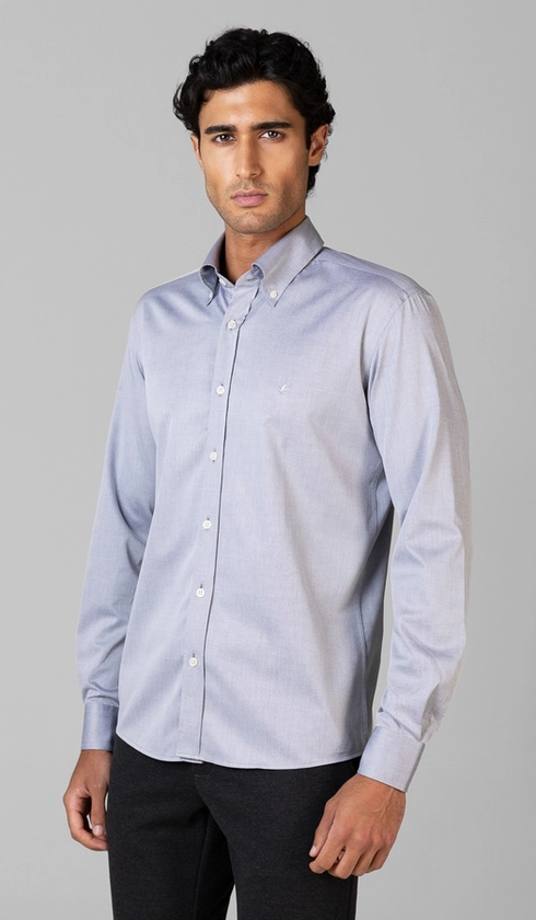 Camisa Manga Longa Lisa Button Down