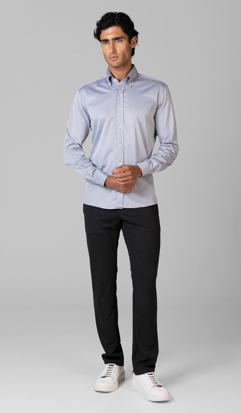 Camisa Manga Longa Lisa Button Down