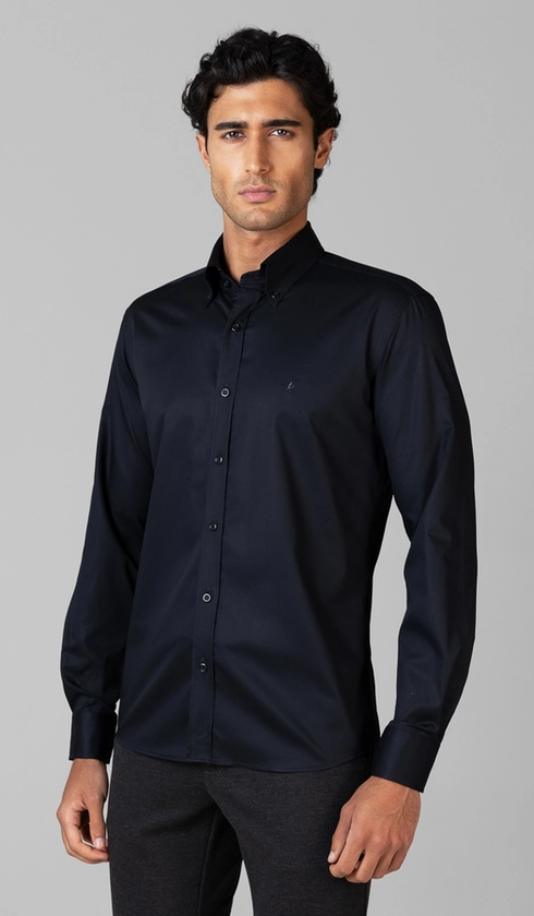 Camisa Manga Longa Lisa Button Down