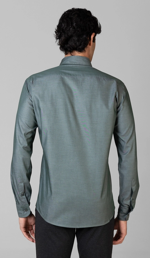 Camisa Manga Longa Lisa Button Down