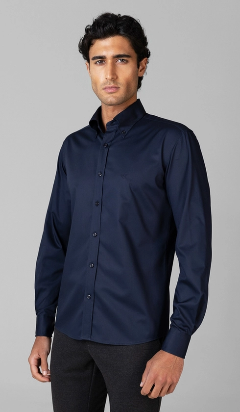 Camisa Manga Longa Lisa Button Down