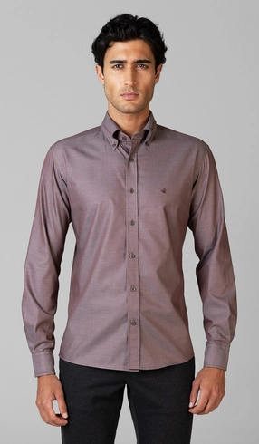 Camisa Manga Longa Lisa Button Down