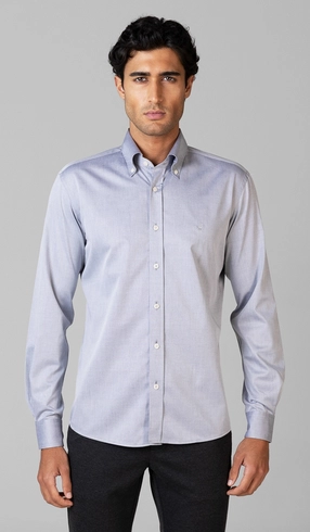 Camisa Manga Longa Lisa Button Down