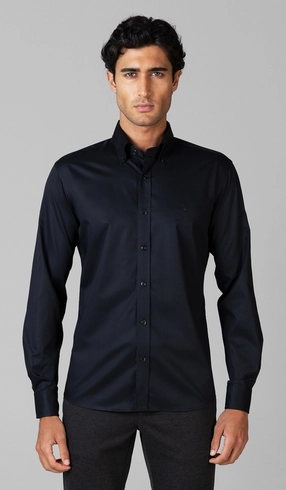 Camisa Manga Longa Lisa Button Down