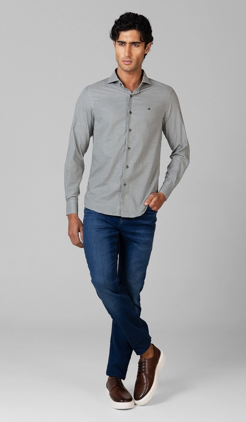 Camisa Manga Longa Xadrez