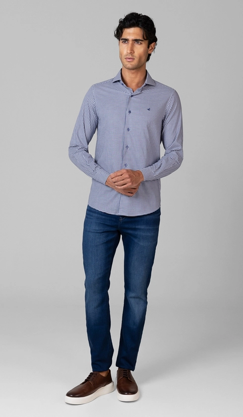 Camisa Manga Longa Xadrez