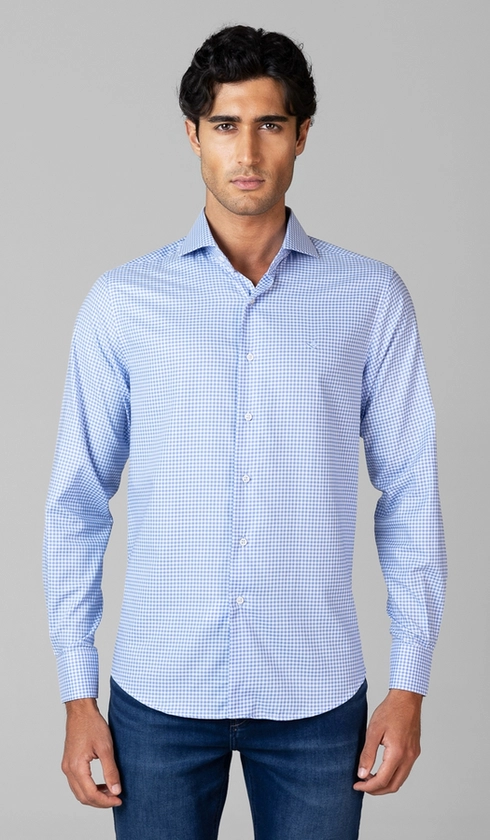 Camisa Manga Longa Xadrez