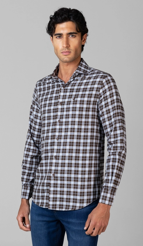 Camisa Manga Longa Xadrez