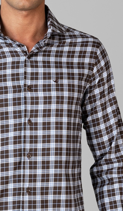 Camisa Manga Longa Xadrez