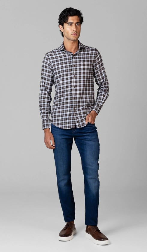 Camisa Manga Longa Xadrez
