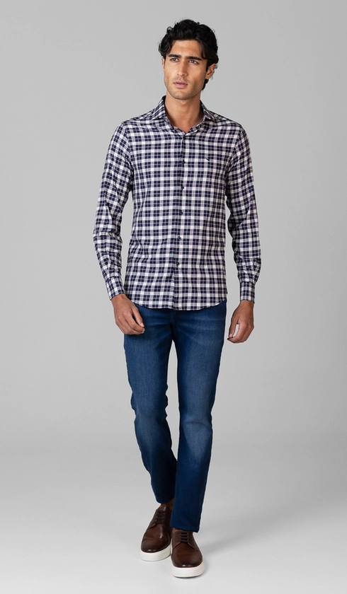 Camisa Manga Longa Xadrez