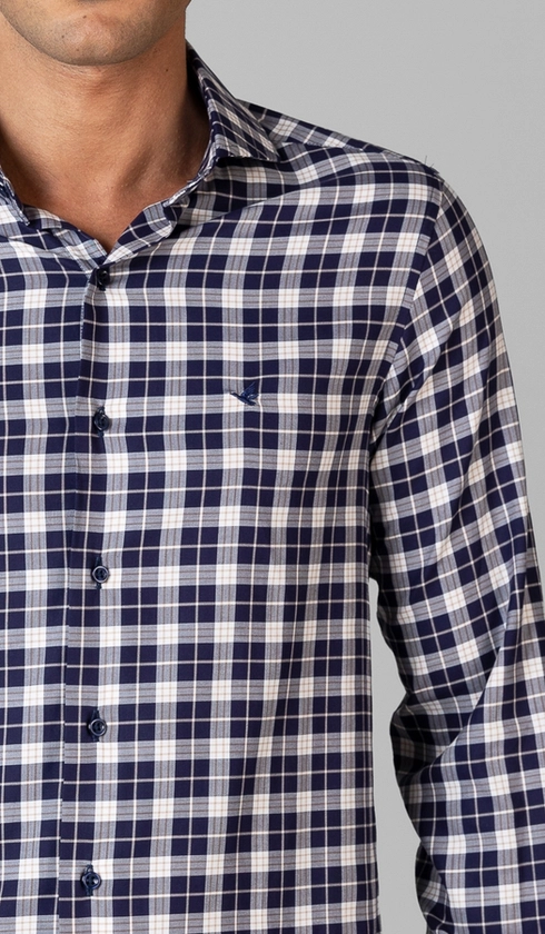 Camisa Manga Longa Xadrez